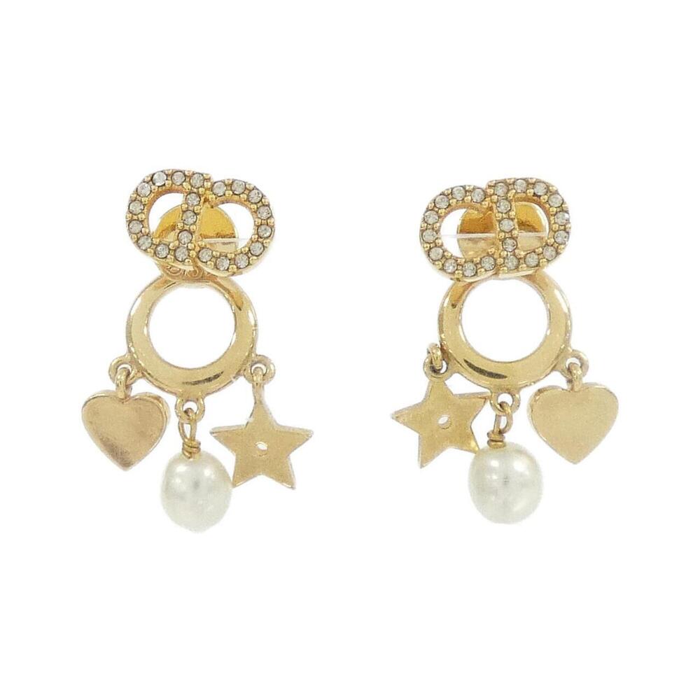 DIOR White Earrings